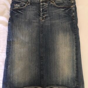 7 for All Mankind denim skirt